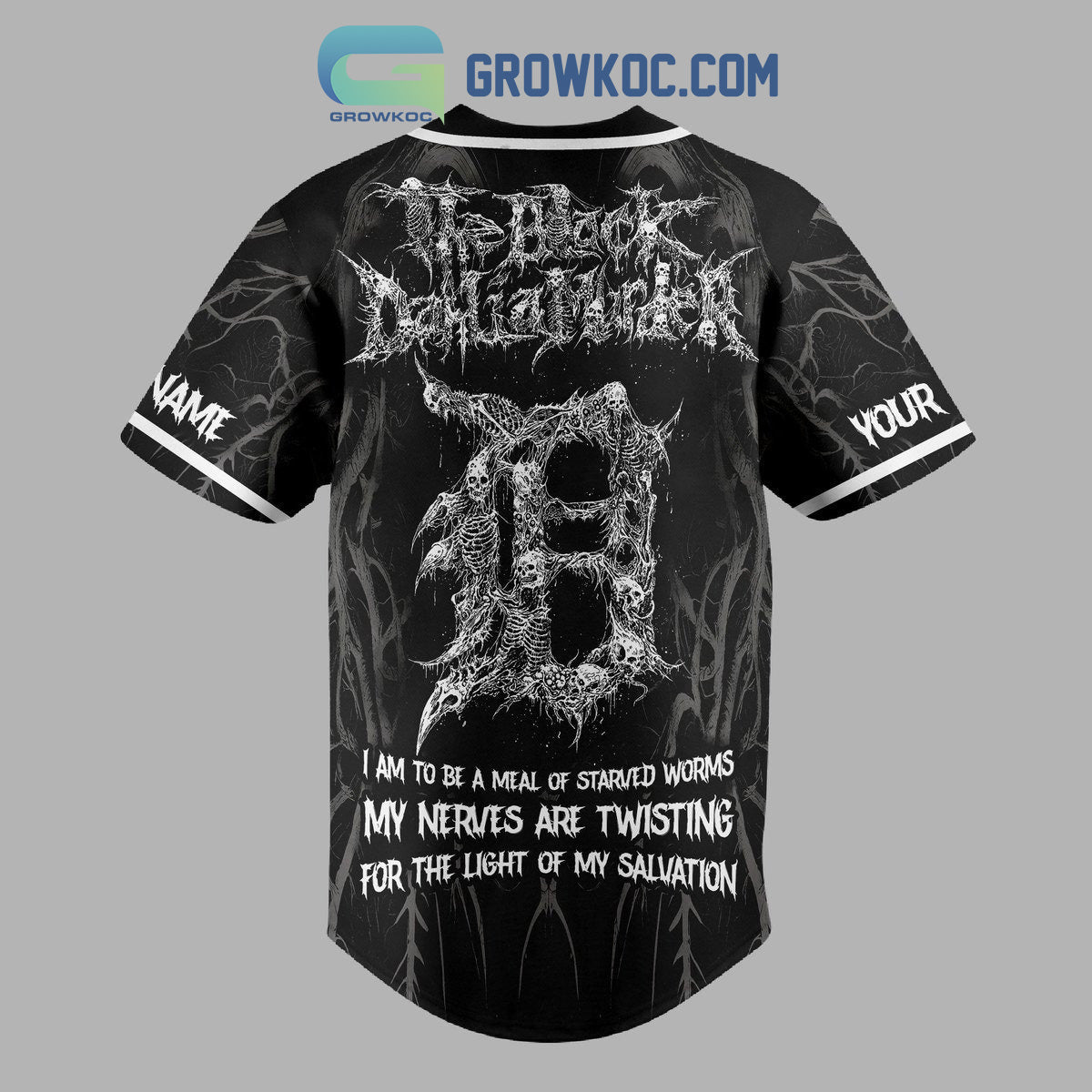 The Black Dahlia Murder Personalized Baseball Jersey