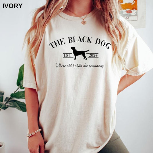 The Black Dog Shirt - Unisex  Tortured Poets Shirt - New Album Shirt - Fan Shirt - Trend Shirt