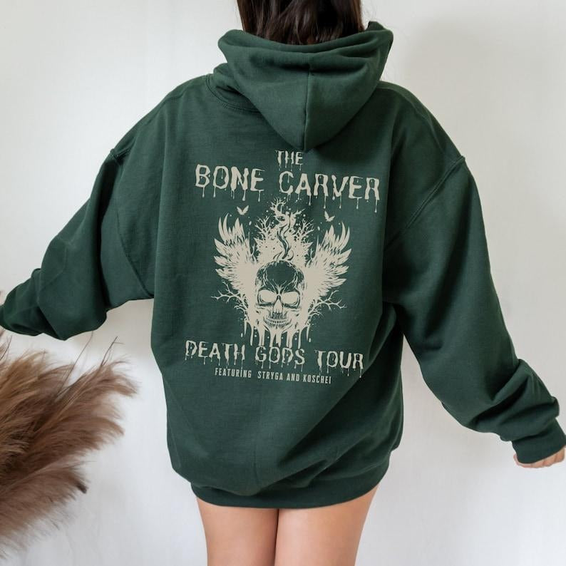 The Bone Carver Acotar Hoodie Acotar Merch SJM Merch Sarah J Maas Merch Dark Academia Sweater Bookish Merch Booktok Merch...