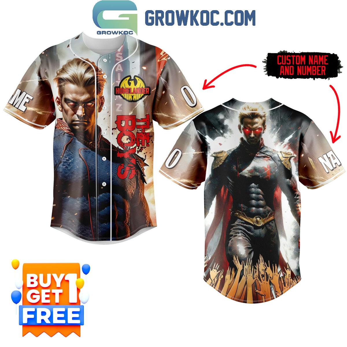 The Boys Homelander The Revenge Fan Personalized Baseball Jersey