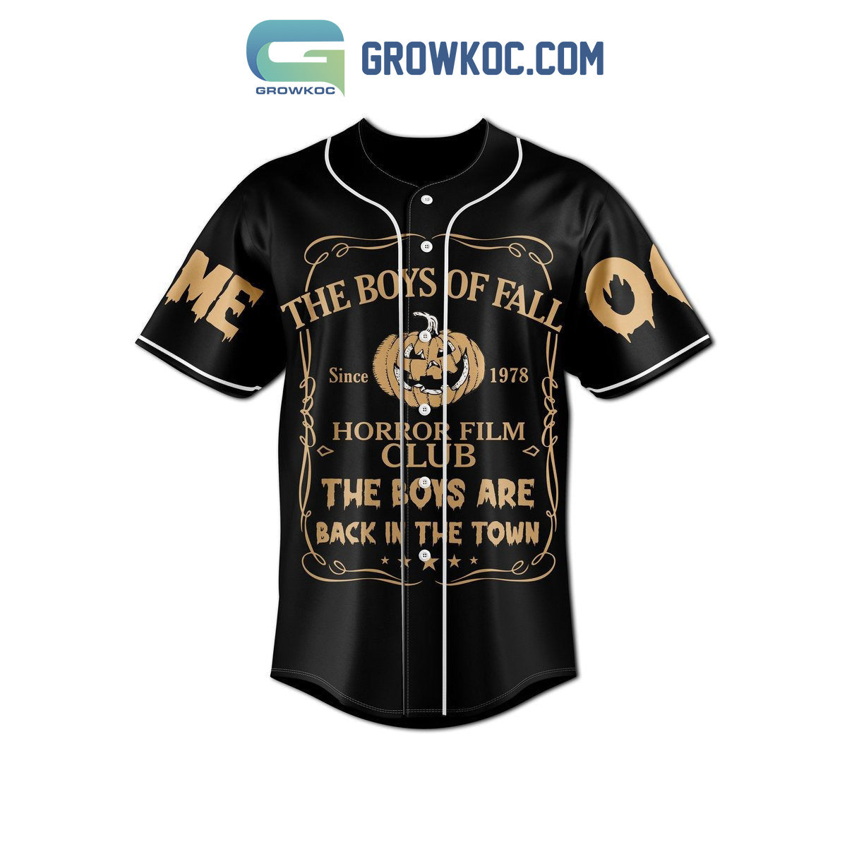 The Boys Of Fall Horror Film Club It’s The Most Wonderful Time Of The Years Personalized Baseball Jersey