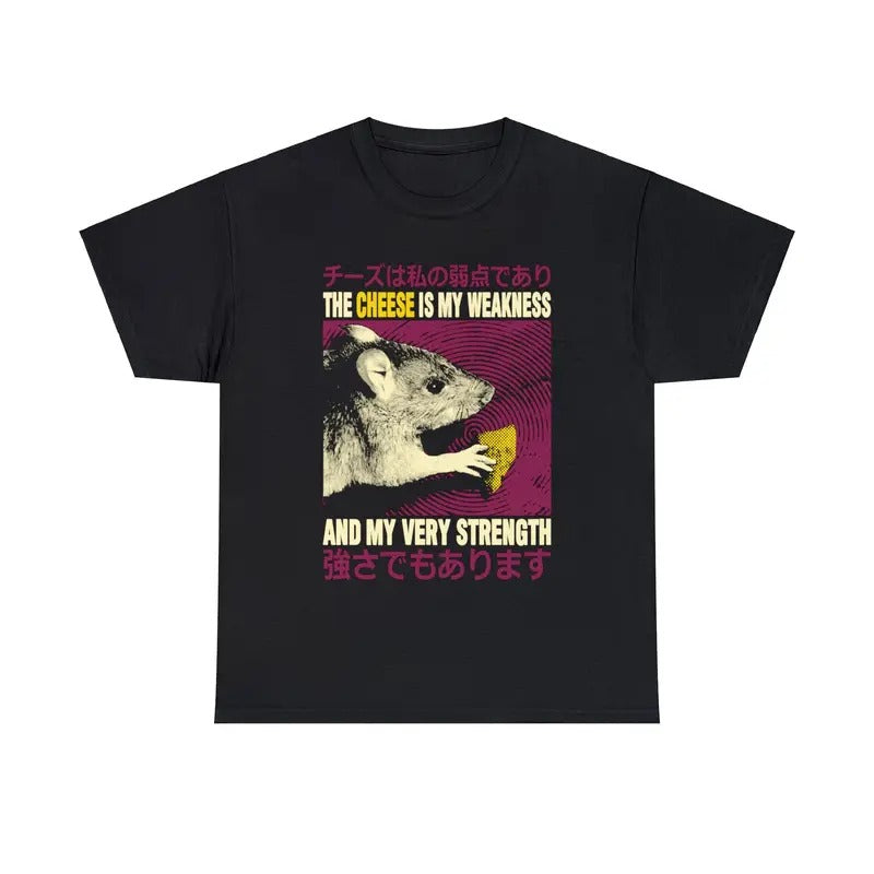 The Cheese is My Weakness Rat T-Shirt Hoodie, Sweatshirt | WearSparks.com