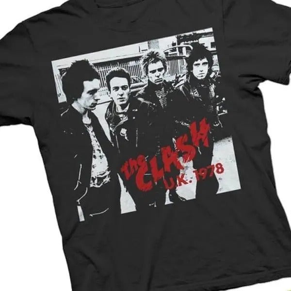 The Clash Band 1978 Rare Vintage T-Shirt Hoodie, Sweatshirt | WearSparks.com