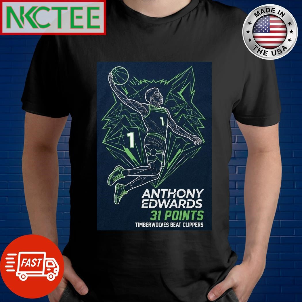 The Clipper-Cutter Special Edition Anthony Edwards 31-Point Performance Tee