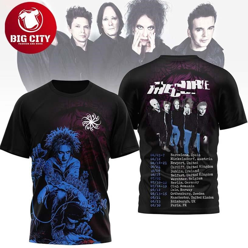 The Cure Europe Summer Tour 2026 Songs Of A Lost World Two Sided Shirt