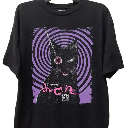 The Cure Love Cat Album Shirt, 90s The Cure Tour Shirt, Rock Music Band TShirt Hoodie, Sweatshirt | WearSparks.com