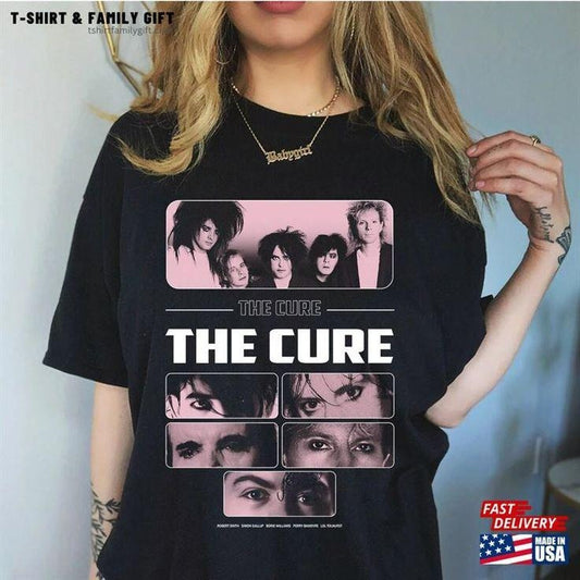The Cure Shirt Vintage Retro Band Unisex Classic Music Graphic Print Tee Hoodie, Sweatshirt | WearSparks.com