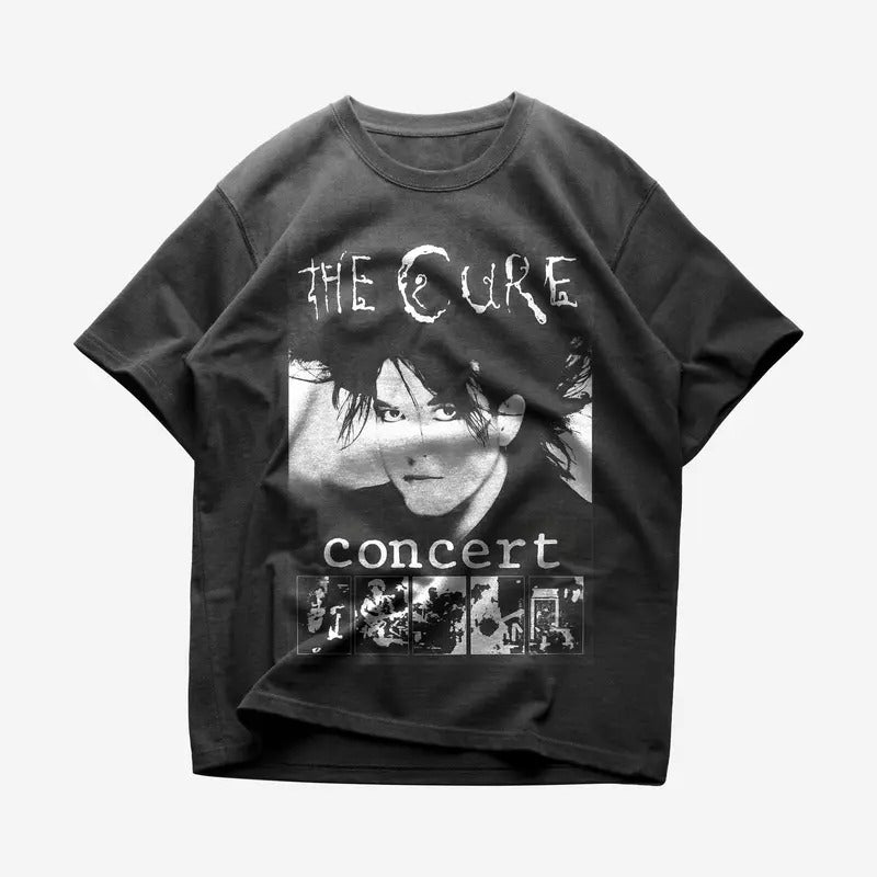 The Cure T-shirt - Rock Music Shirt - The Cure Merch - Unisex Cotton Tee Hoodie, Sweatshirt | WearSparks.com