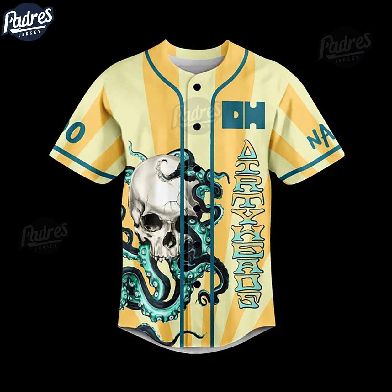 The Dirty Heads Goonies Never Say Die Custom Baseball Jersey - Padres Jersey Oasis: Elevate Your Baseball Style... (Image 3)