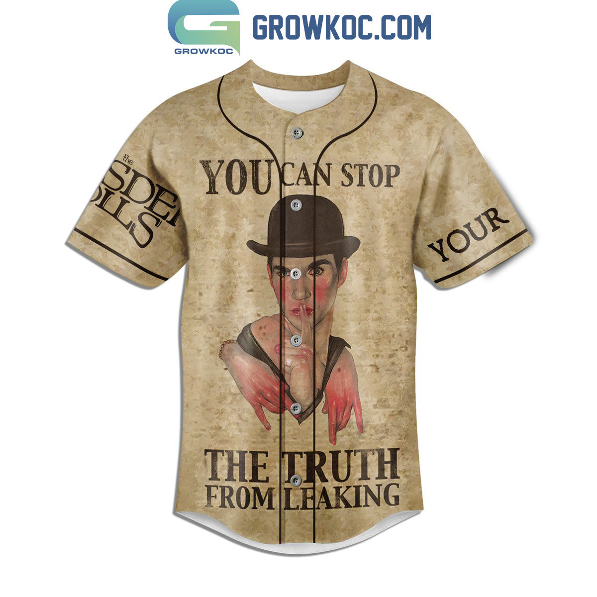 The Dresden Dolls Lungs Locked Lip Locked Join The Renaissance Personalized Baseball Jersey