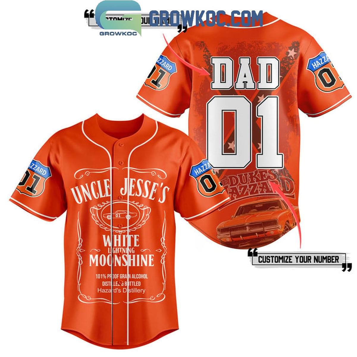 The Dukes Of Hazzard Uncle Jesse’s Personalized Baseball Jersey