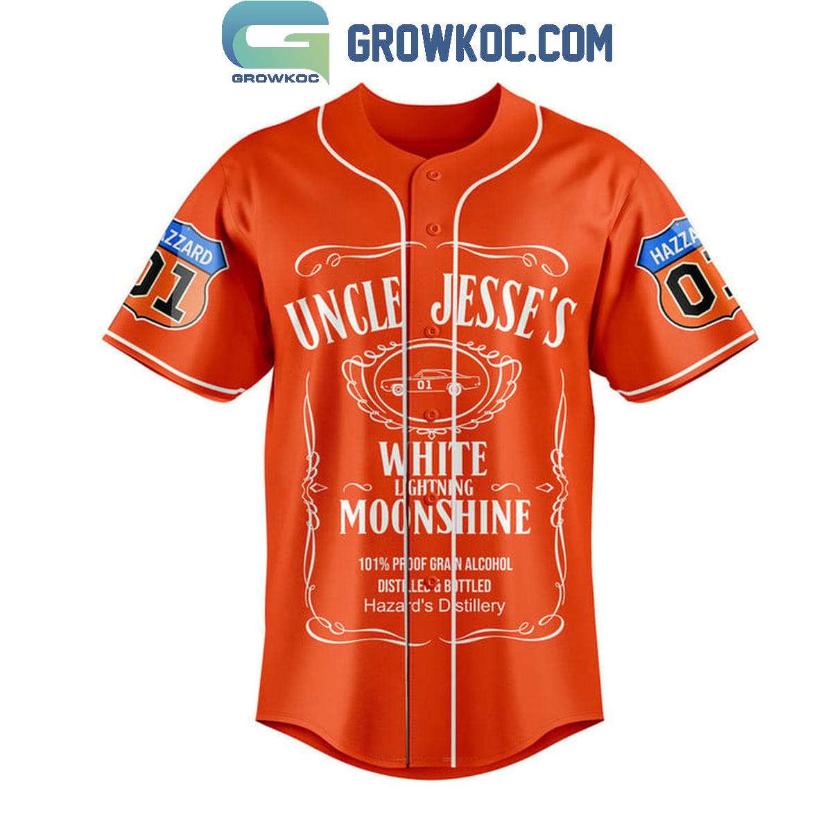 The Dukes Of Hazzard Uncle Jesse’s Personalized Baseball Jersey