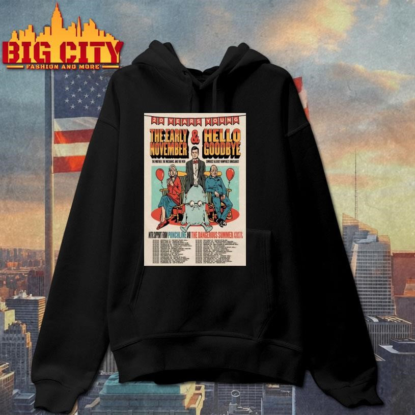 The Early November And Hello Goodbye 20 Years Young Tour 2026 Poster Shirt