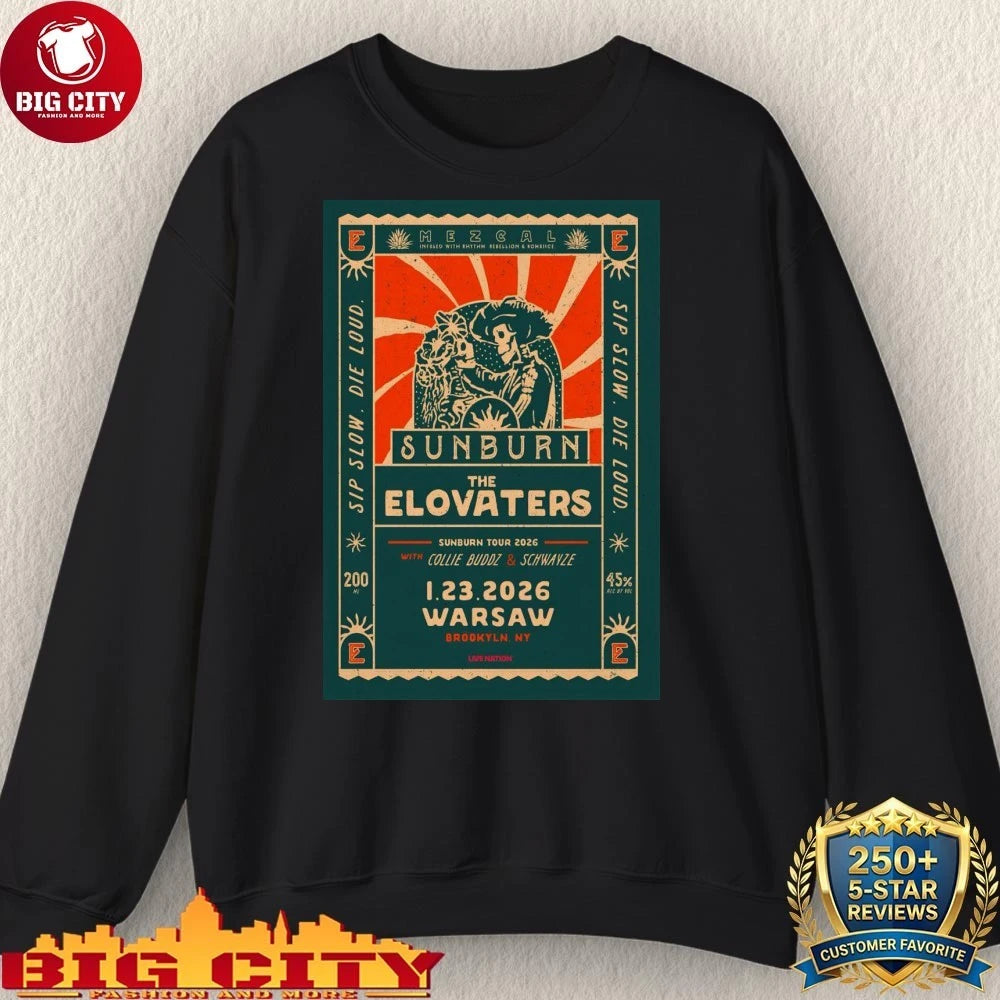 The Elovaters 1.23.2026 Brooklyn NY Poster Shirt