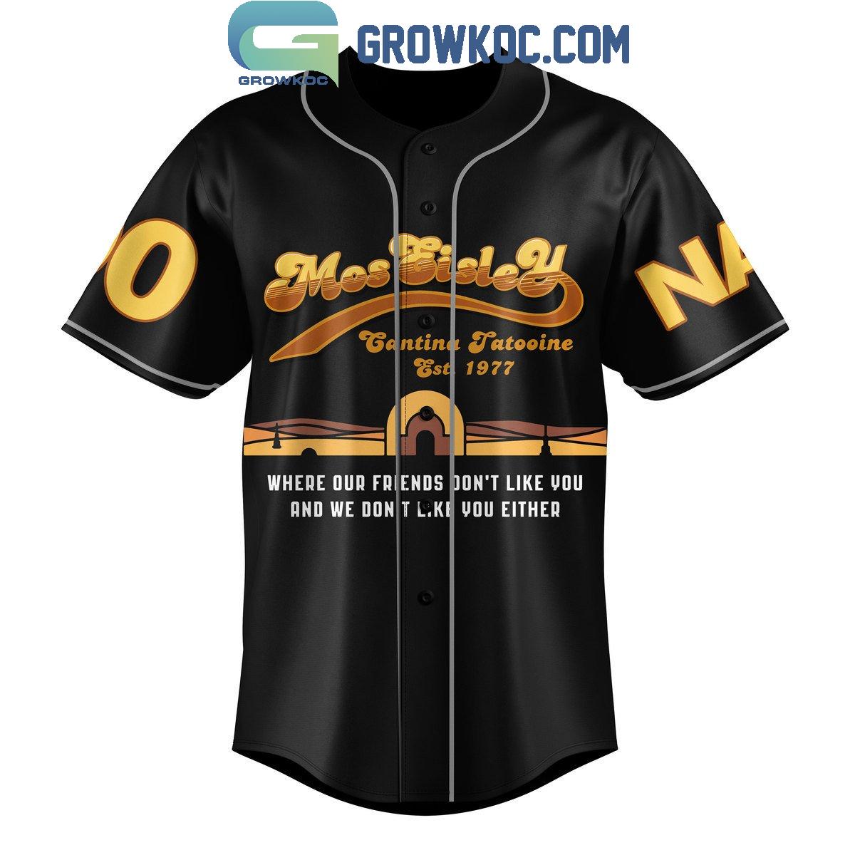 The Fabulous Cantina Band Live At Mos Eisley Personalized Baseball Jersey