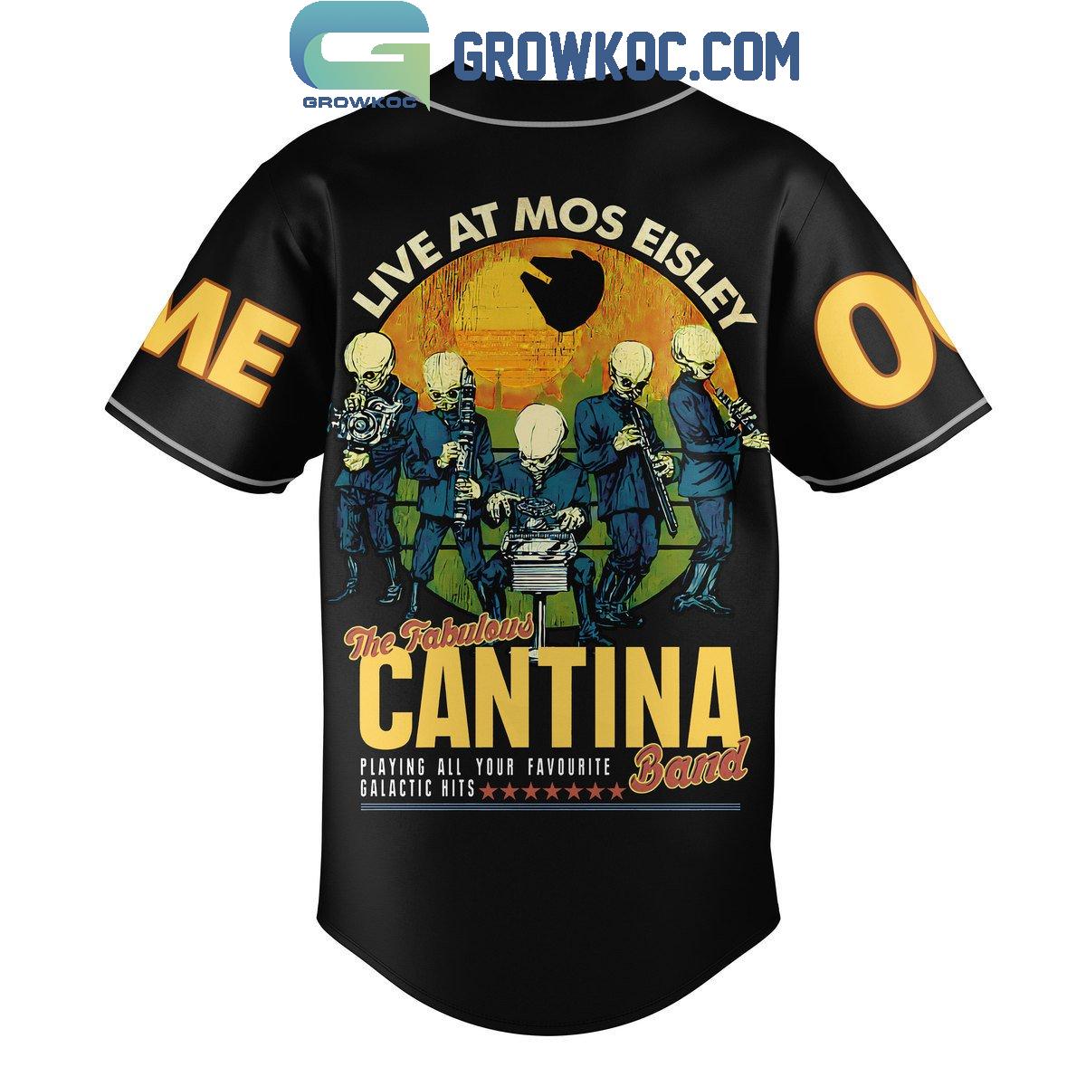 The Fabulous Cantina Band Live At Mos Eisley Personalized Baseball Jersey