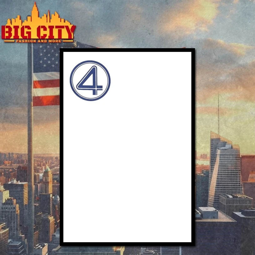 The Fantastic Four Johnny Storm 4 Number shirt