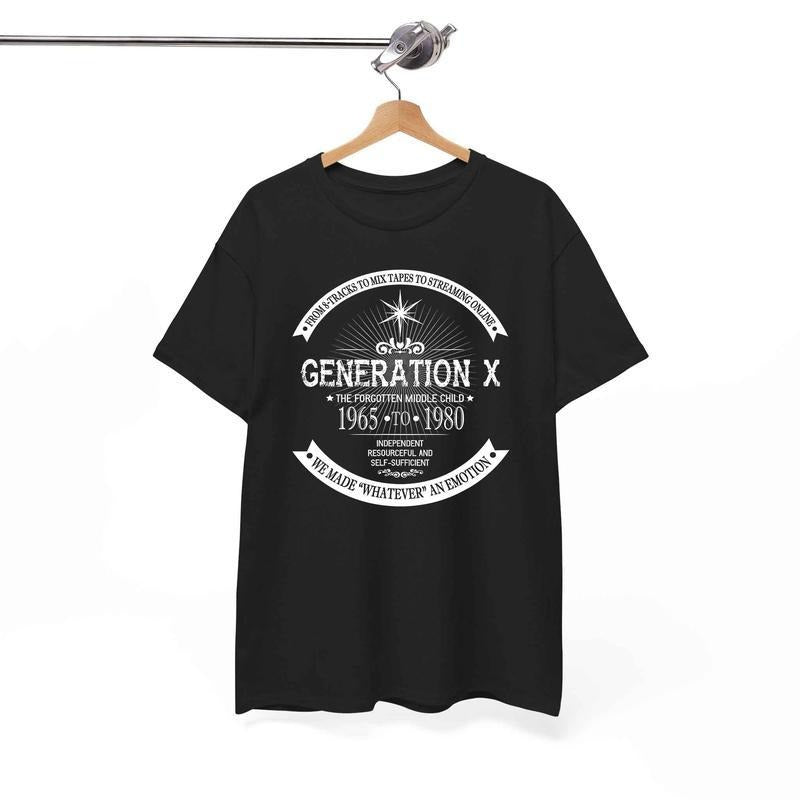 The Forgotten Middle Child | Gen X Generation X 60s 70s 80s T-Shirt Hoodie, Sweatshirt | WearSparks.com