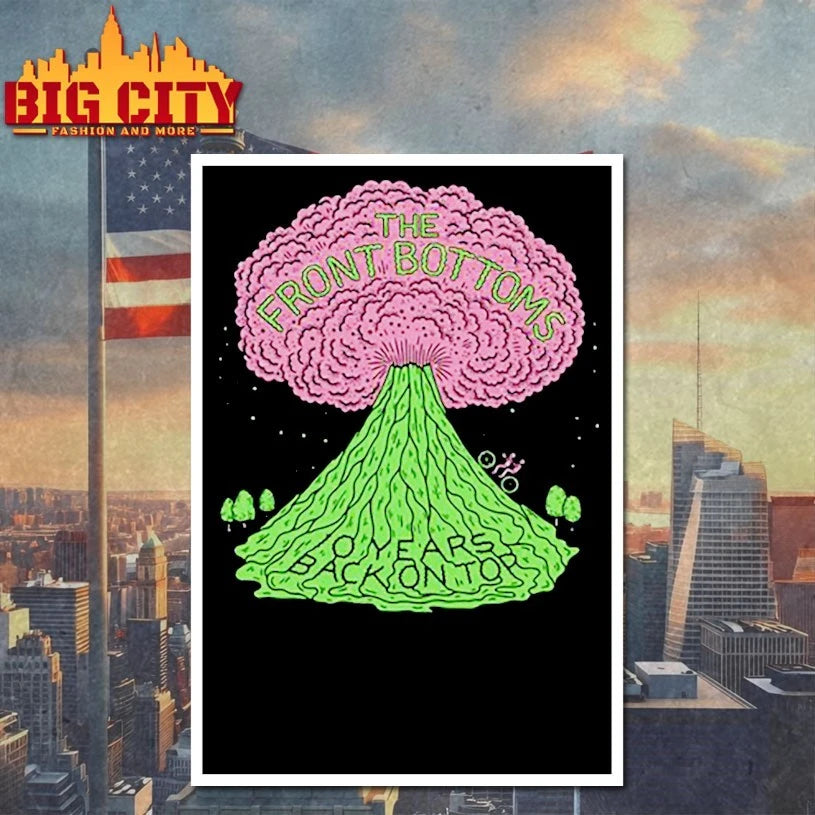The Front Bottoms Volcano 10 year back on top shirt