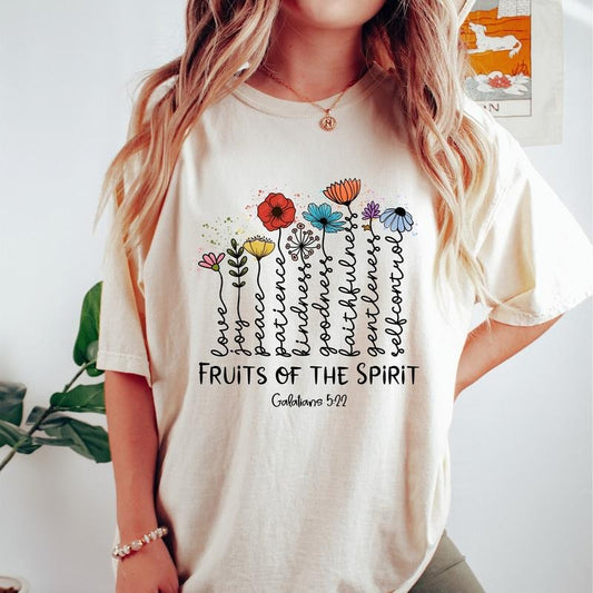 The Fruits Of The Spirit Galatians Shirt, Christian Apparel Shirt, Gift For Jesus Lover, Bible Verse Tshirt, Christian...