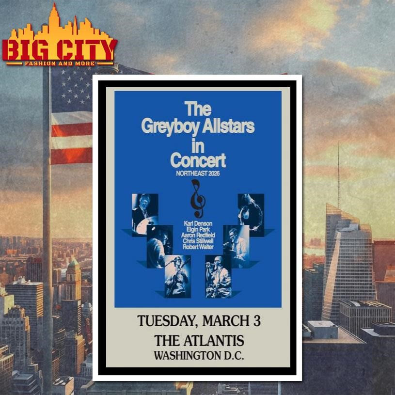 The Greyboy Allstars Mar 3 2026 The Atlantis Washington DC Poster Shirt
