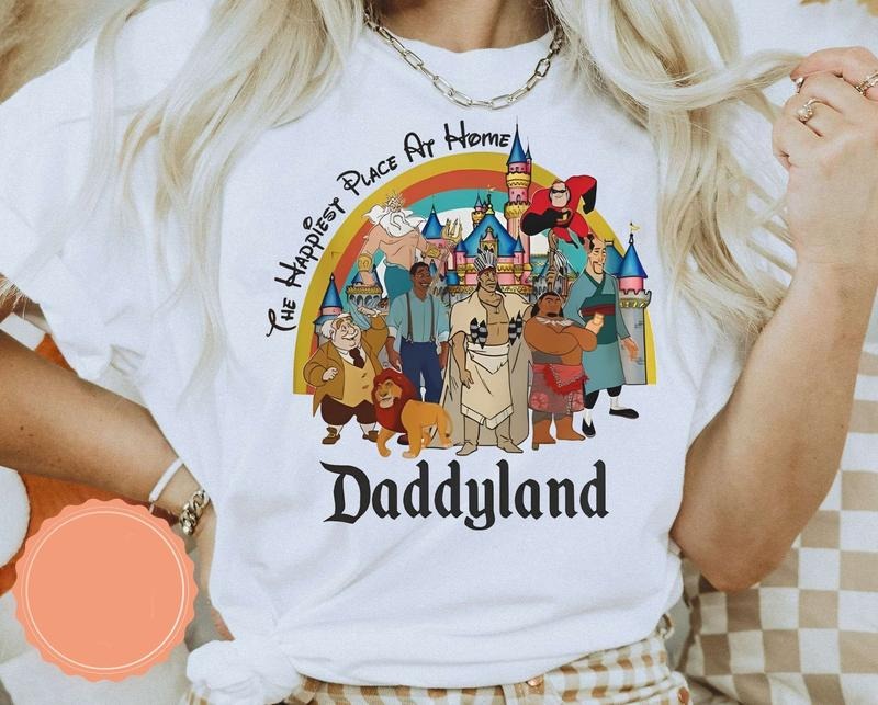 The Happiest Place At Home Tshirt Sweatshirt, Funny Father'S Day Matching Shirt, Magic Kingdom Shirt, Trip Family Holiday...