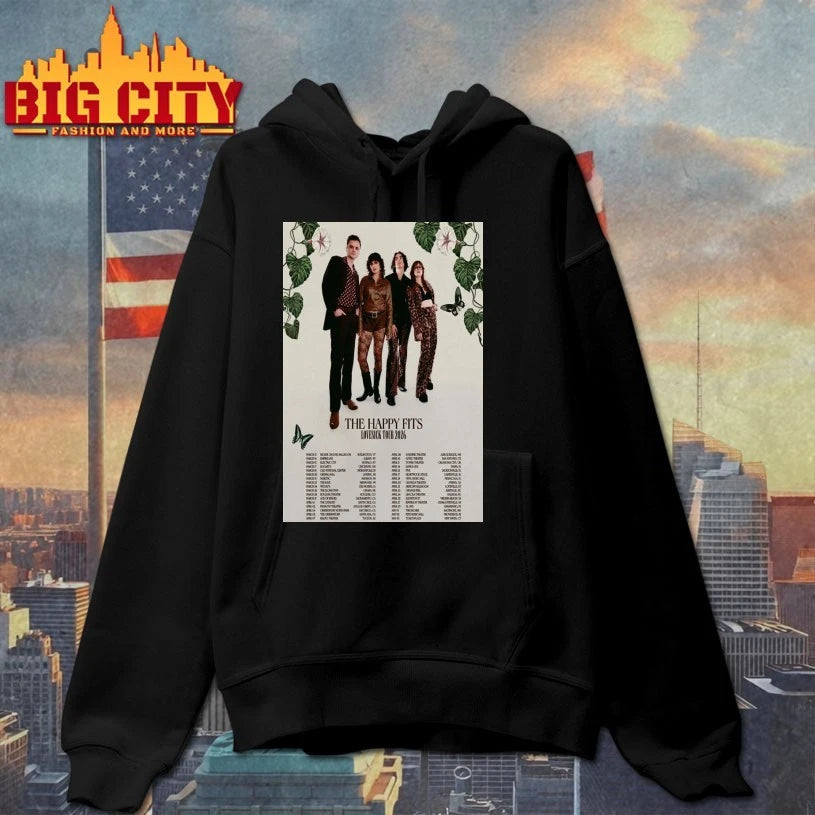 The Happy Fits Tour Announcement 2026 Poster shirt