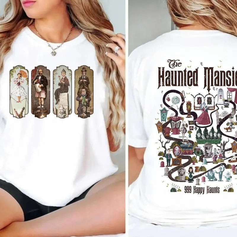 The Haunted Mansion Map Shirt,Halloween Shirt Hoodie, Sweatshirt | WearSparks.com
