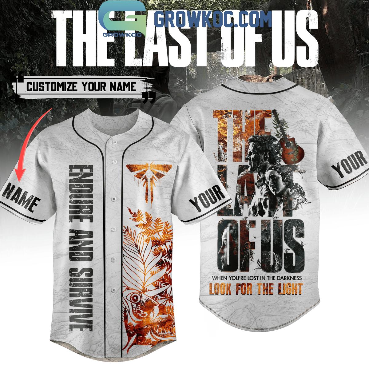 The Last Of Us Endure And Survive Personalized Baseball Jersey
