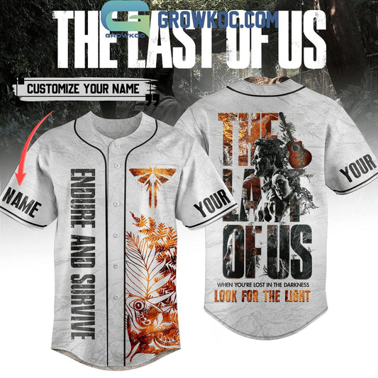 The Last Of Us Endure And Survive Personalized Baseball Jersey