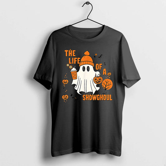 The Life Of A Showghoul Halloween Costume Bow Boo Tshirts Sweater