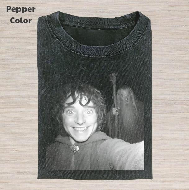 The Lord of the Rings Vintage Graphic Tee, Gandalf And Frodo T-Shirt, Movies Tee, Unisex Meme Cringe Funny Dumb Shirt,...