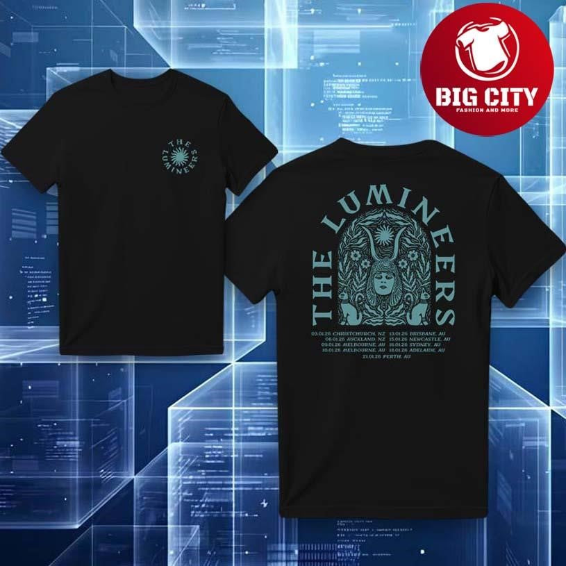 The Lumineers Cleopatra Tour 2026 Two Sided Shirt