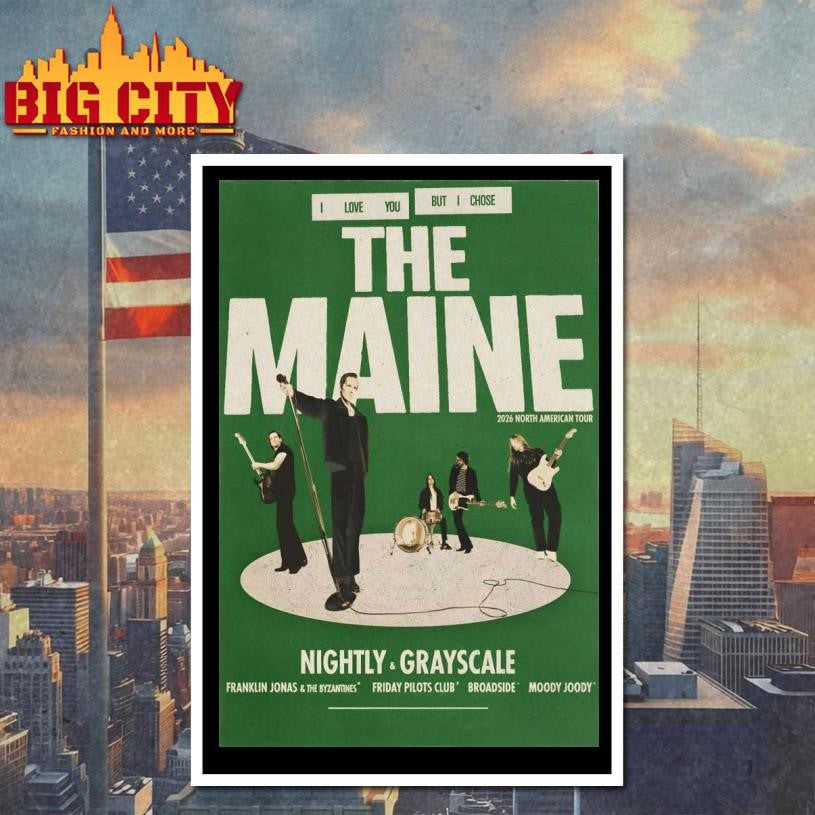 The Maine 2026 North American Shows Poster Shirt
