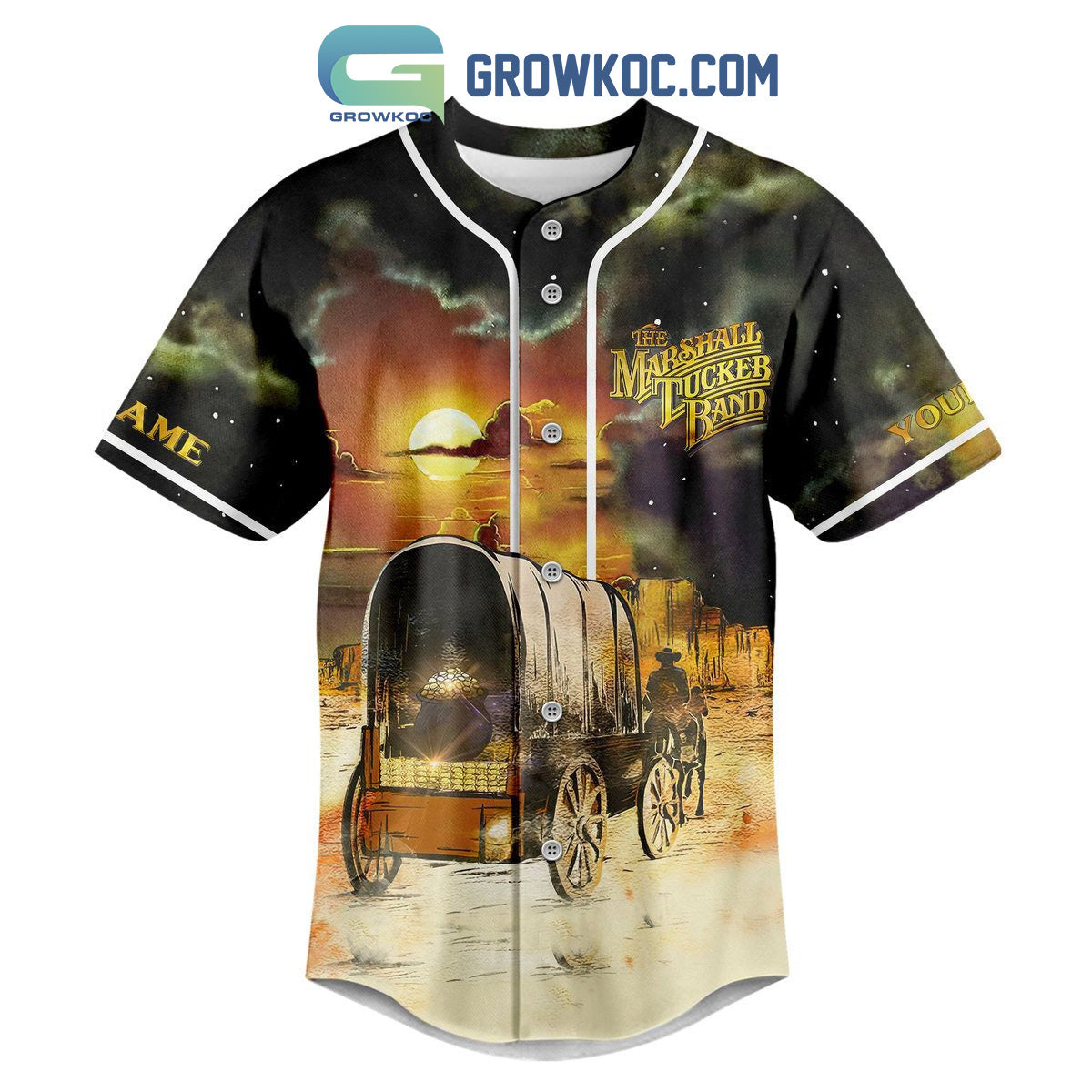 The Marshall Tucker Band Searchin For A Rainbow Personalized Baseball Jersey