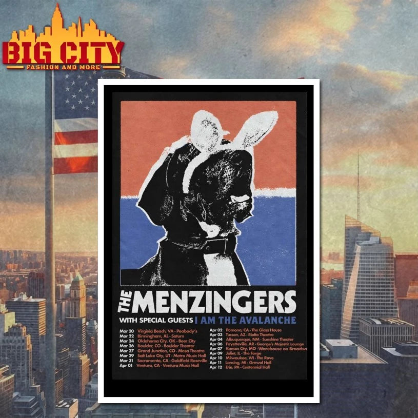The Menzingers 2026 Spring Shows Poster shirt