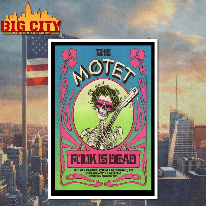 The Motet 2.20.2026 Nederland CO Poster Shirt