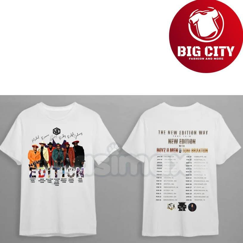 The New Edition Way 2026 Tour Two Sided Shirt