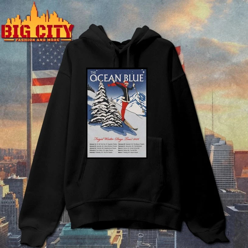 The Ocean Blue Frigid Winter Days 2026 Shows Poster shirt