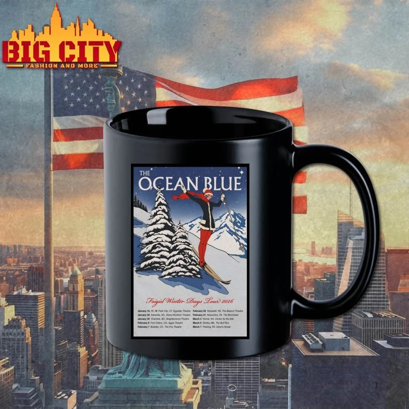 The Ocean Blue Frigid Winter Days 2026 Shows Poster shirt