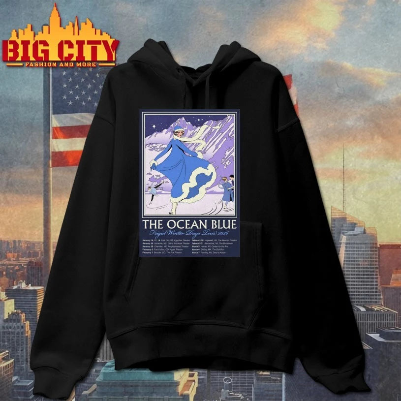The Ocean Blue Frigid Winter Days Tour 2026 Poster shirt