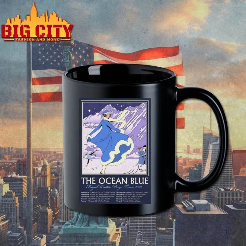 The Ocean Blue Frigid Winter Days Tour 2026 Poster shirt