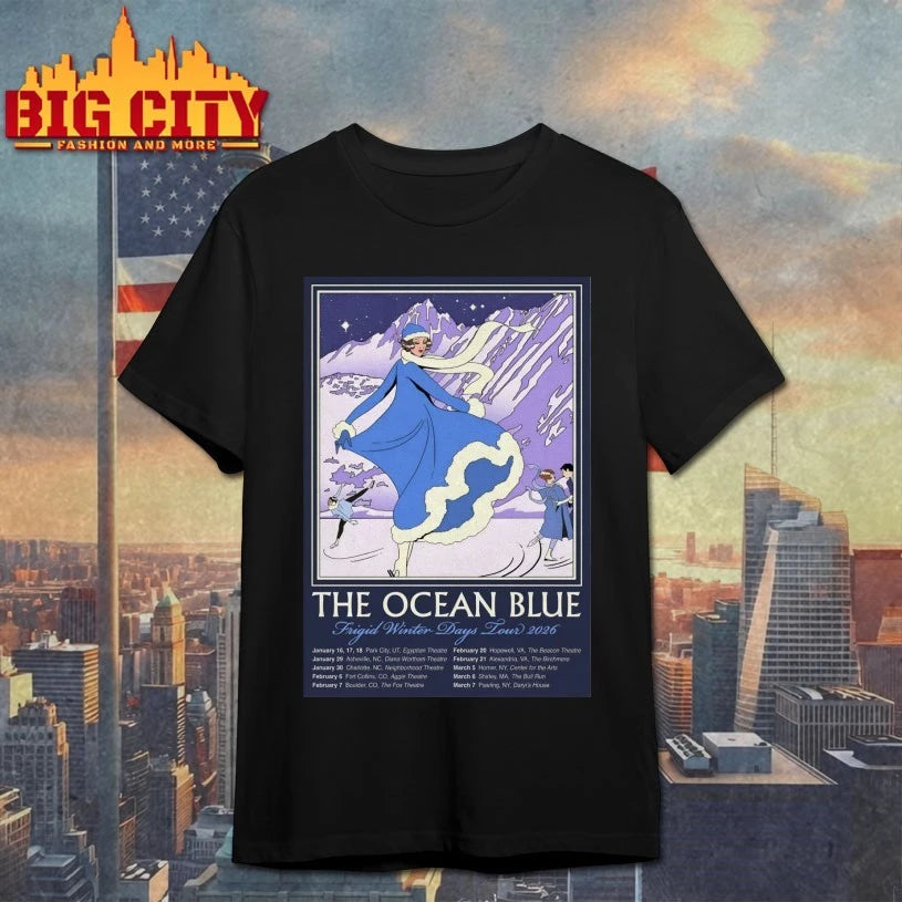 The Ocean Blue Frigid Winter Days Tour 2026 Poster shirt