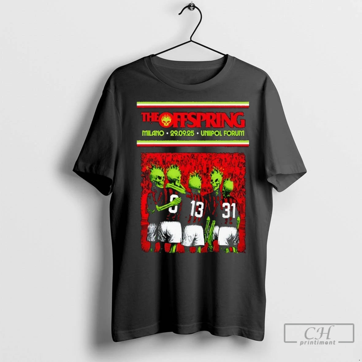 The Offspring 9 29 2025 Unipol Forum In Assago Milano T Shirts