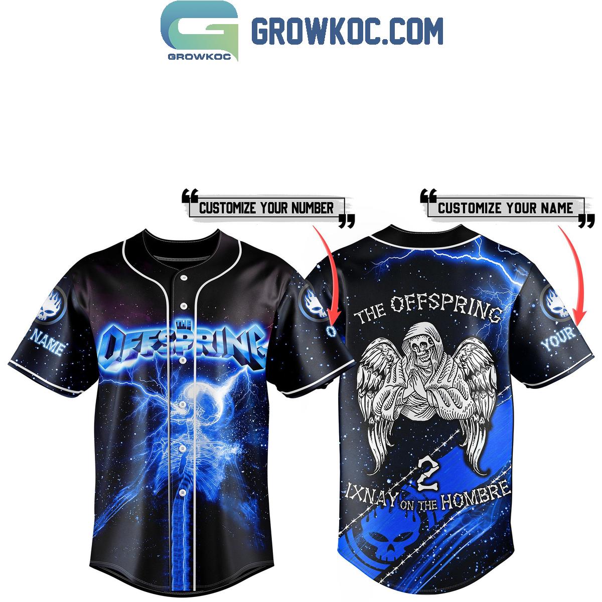 The Offspring Ixnay On The Hombre Fan Personalized Baseball Jersey