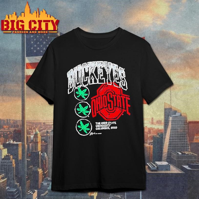 The Ohio State University Of A Kind Buckeyes Sketch Shirt