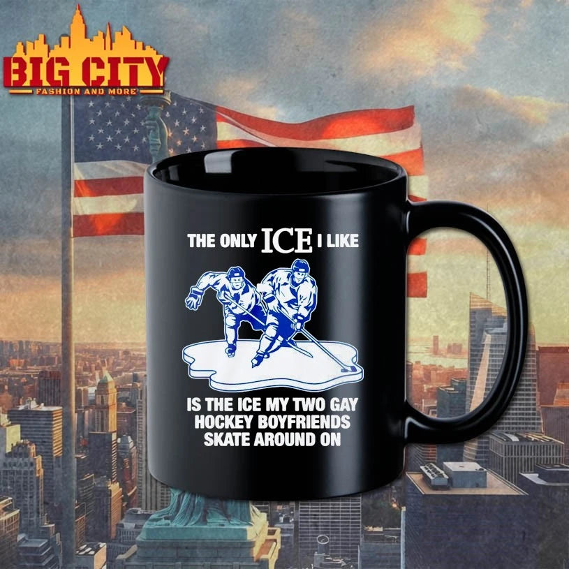 Official The Only Ice I Like Is the Ice my two gay Hockey Boyfriends skate around on shirt