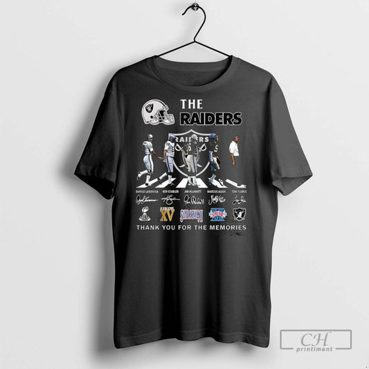 The Raiders Legend Thank You For The Memories Signature T Shirts