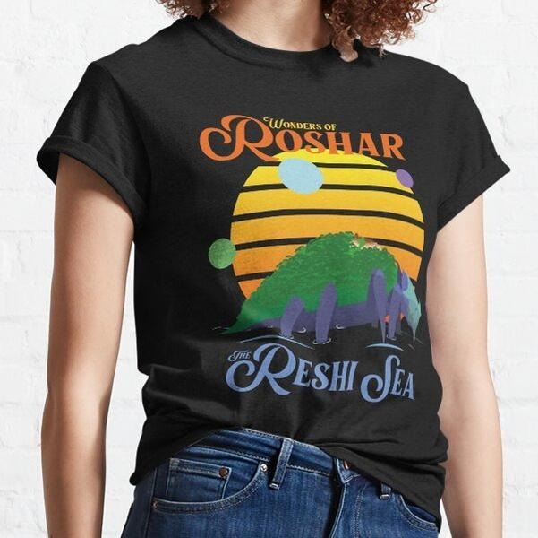 The Reshi Sea Shirt, Stormlight Archive Tee Shirt,  Retro Wonders Of Roshar Sweatshirt, Book Lover tshirt Hoodie