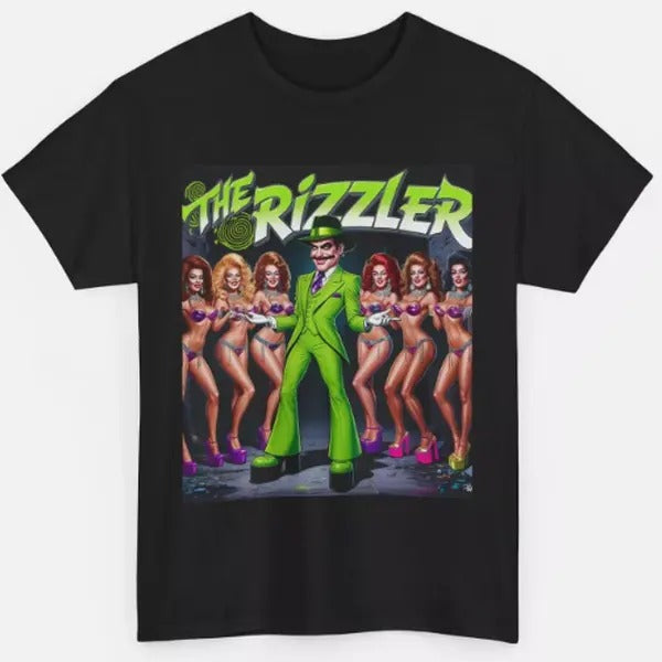 The Riddler T-shirt W rizz The Rizzler, For Men, For Women, 100% Cotton, Crew Neck, Slight Stretch, Breathable &...
